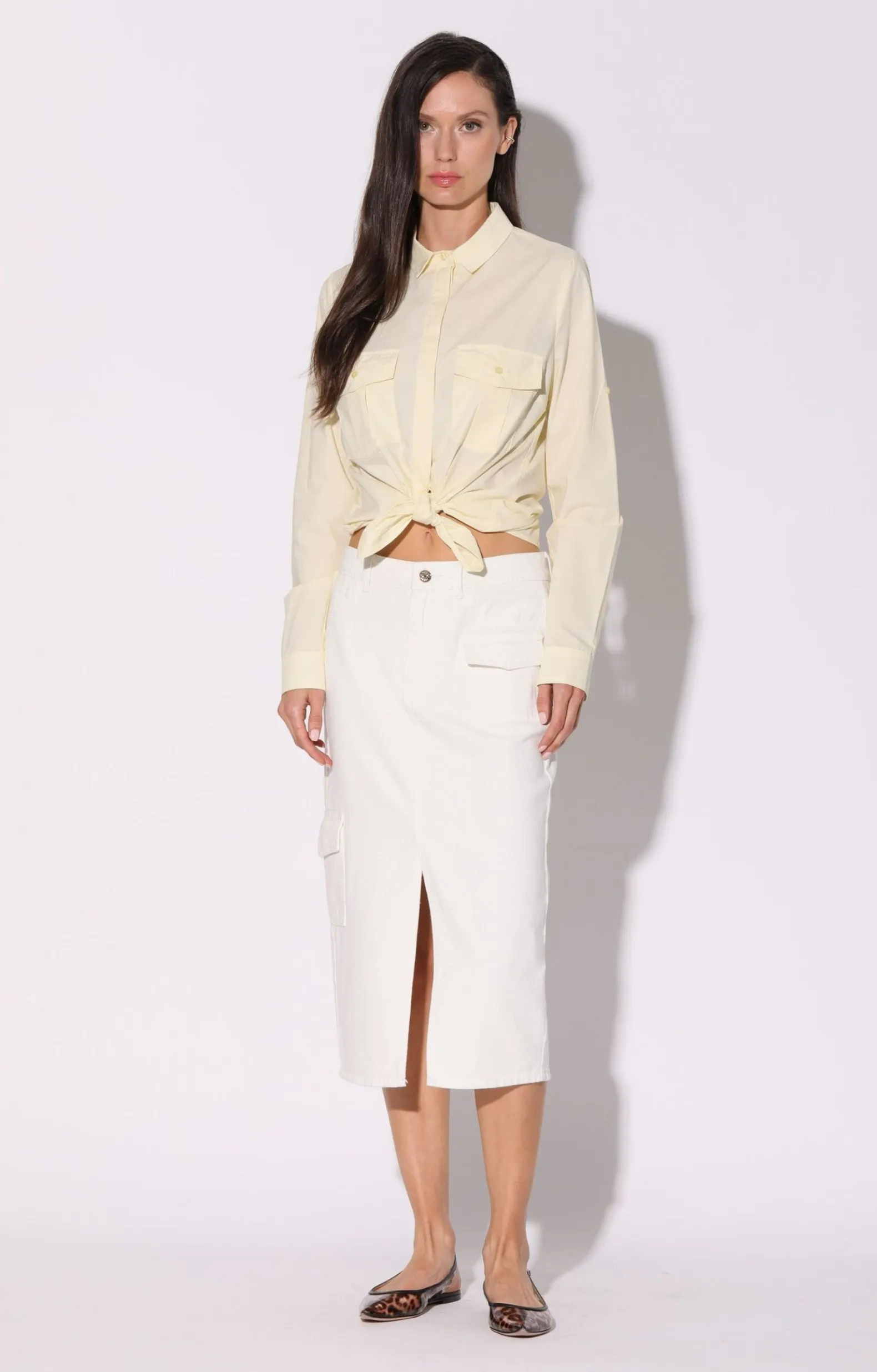 Bottoms>Walter Baker Selene Skirt, White