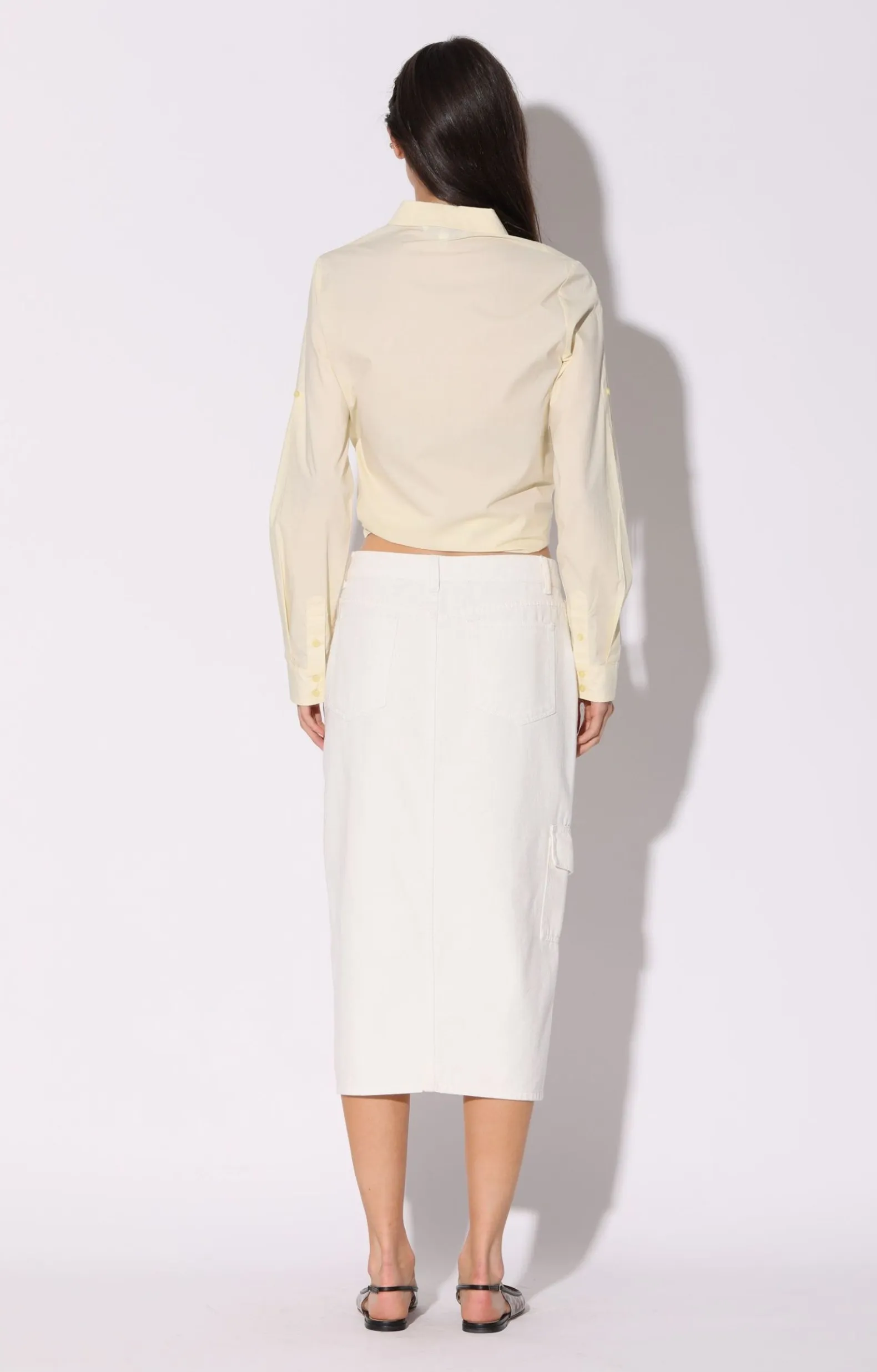 Bottoms>Walter Baker Selene Skirt, White