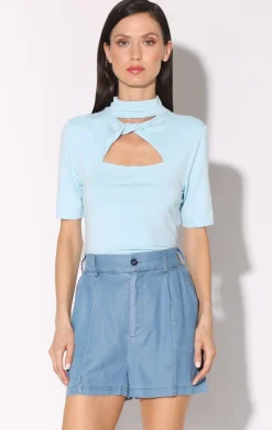 Tops>Walter Baker Shelby Top, Pastel Blue