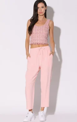 Bottoms>Walter Baker Sophia Jogger, Grapefruit