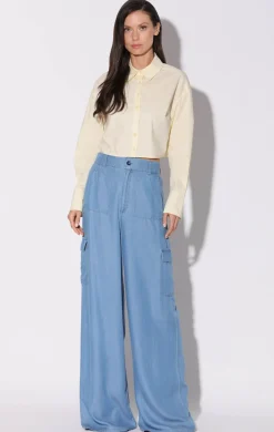 Bottoms>Walter Baker Terry Pant, Medium Wash