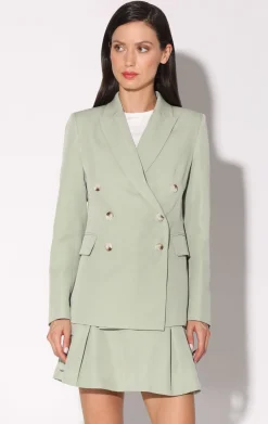 Jackets>Walter Baker Tilda Blazer, Jade
