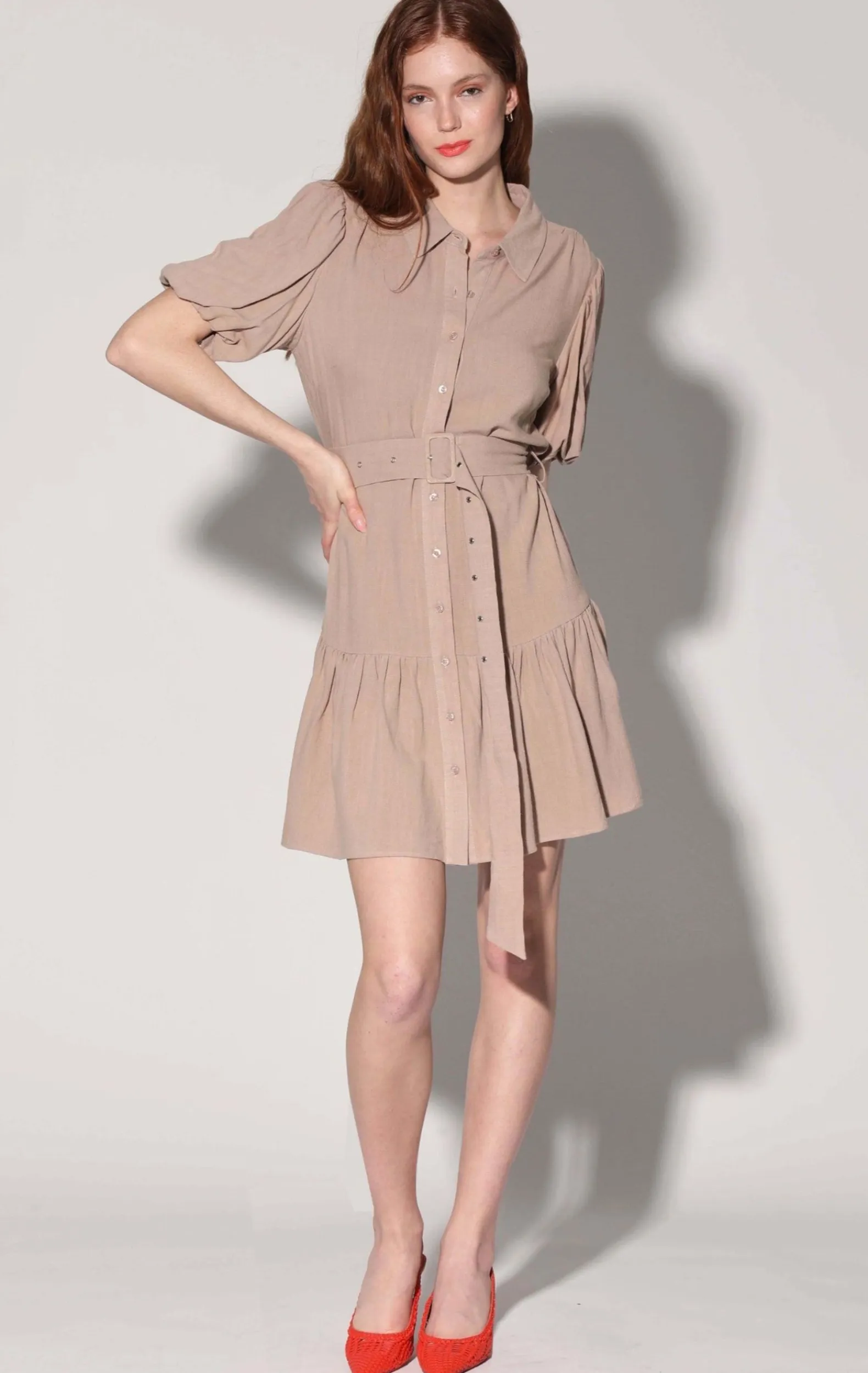 Dresses>Walter Baker Tyanna Dress, Straw