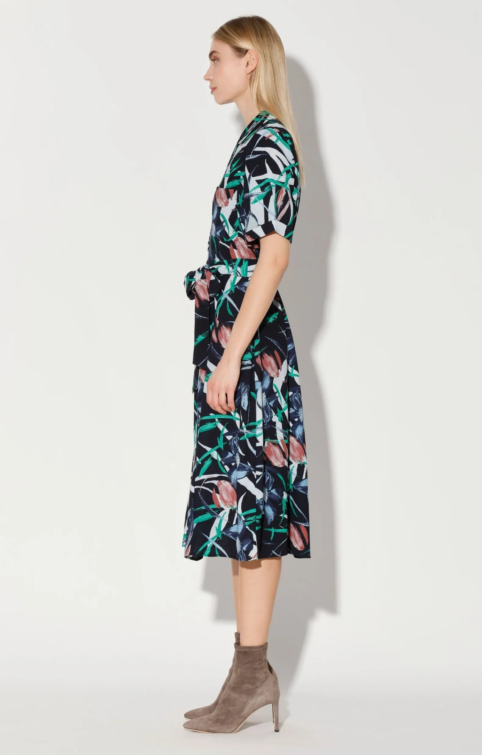 Dresses>Walter Baker Valencia Dress, Midnight Tulip