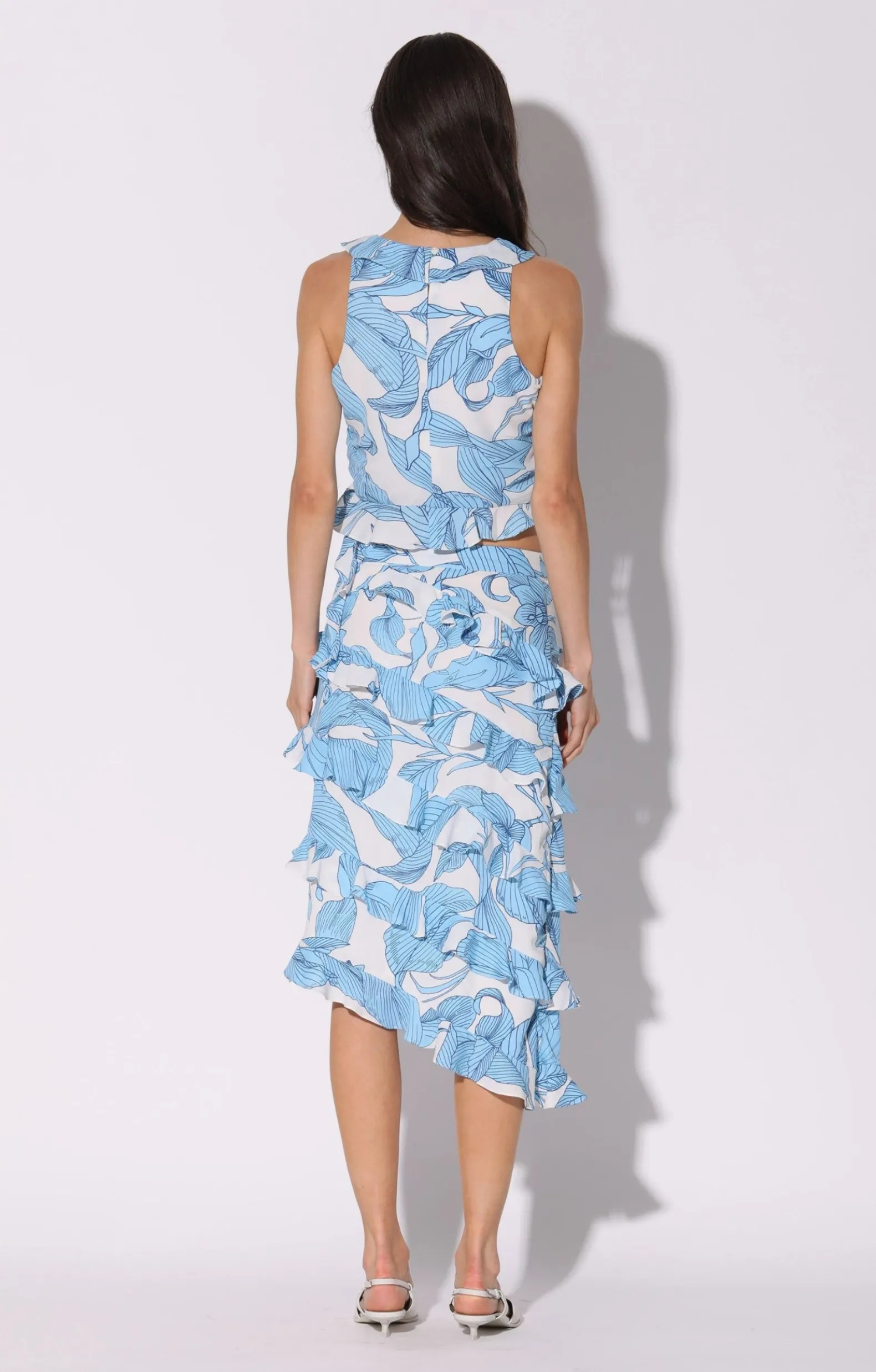 Bottoms>Walter Baker Vera Skirt, Paradise Palm