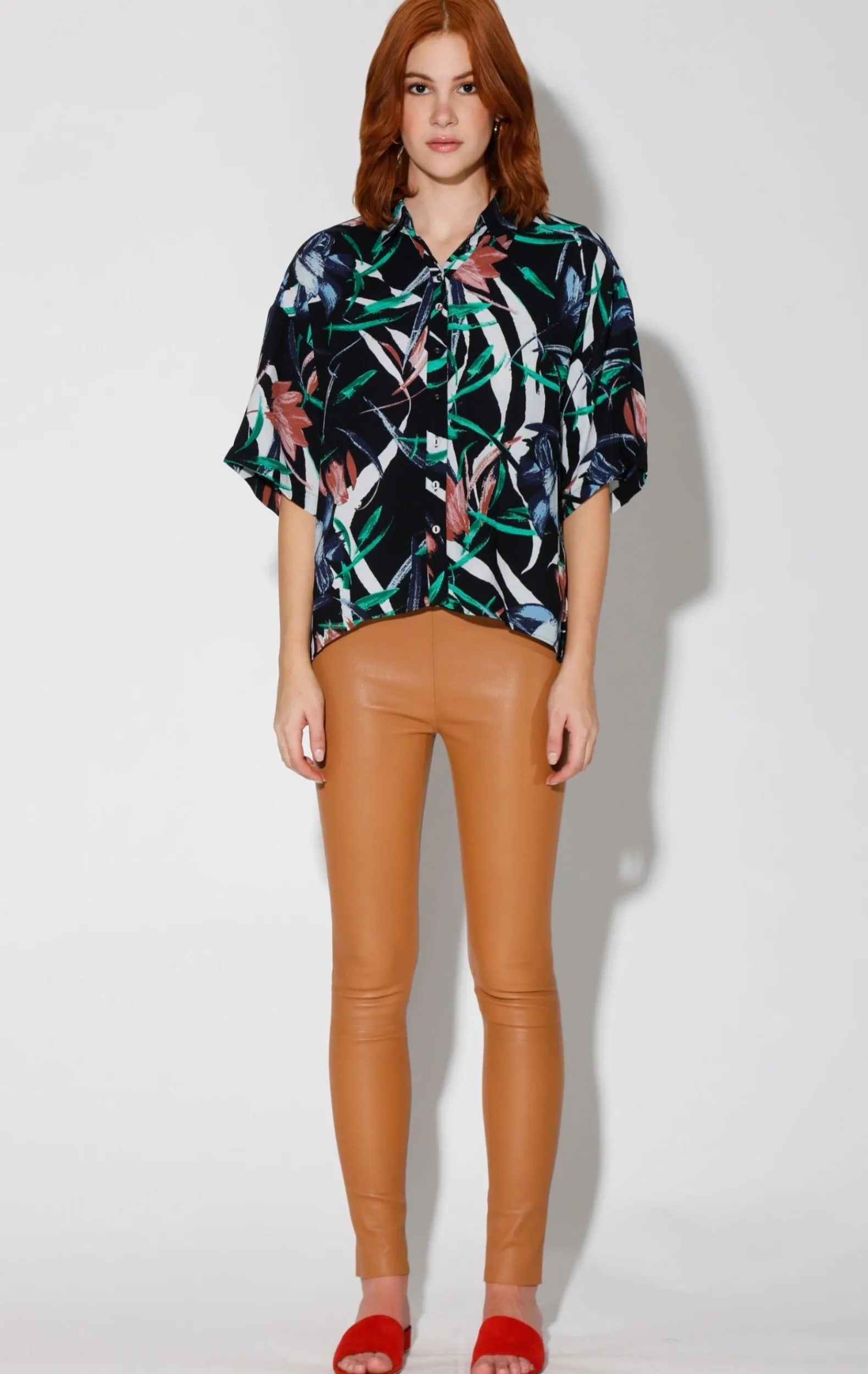 Tops>Walter Baker Veronica Top, Midnight Tulip