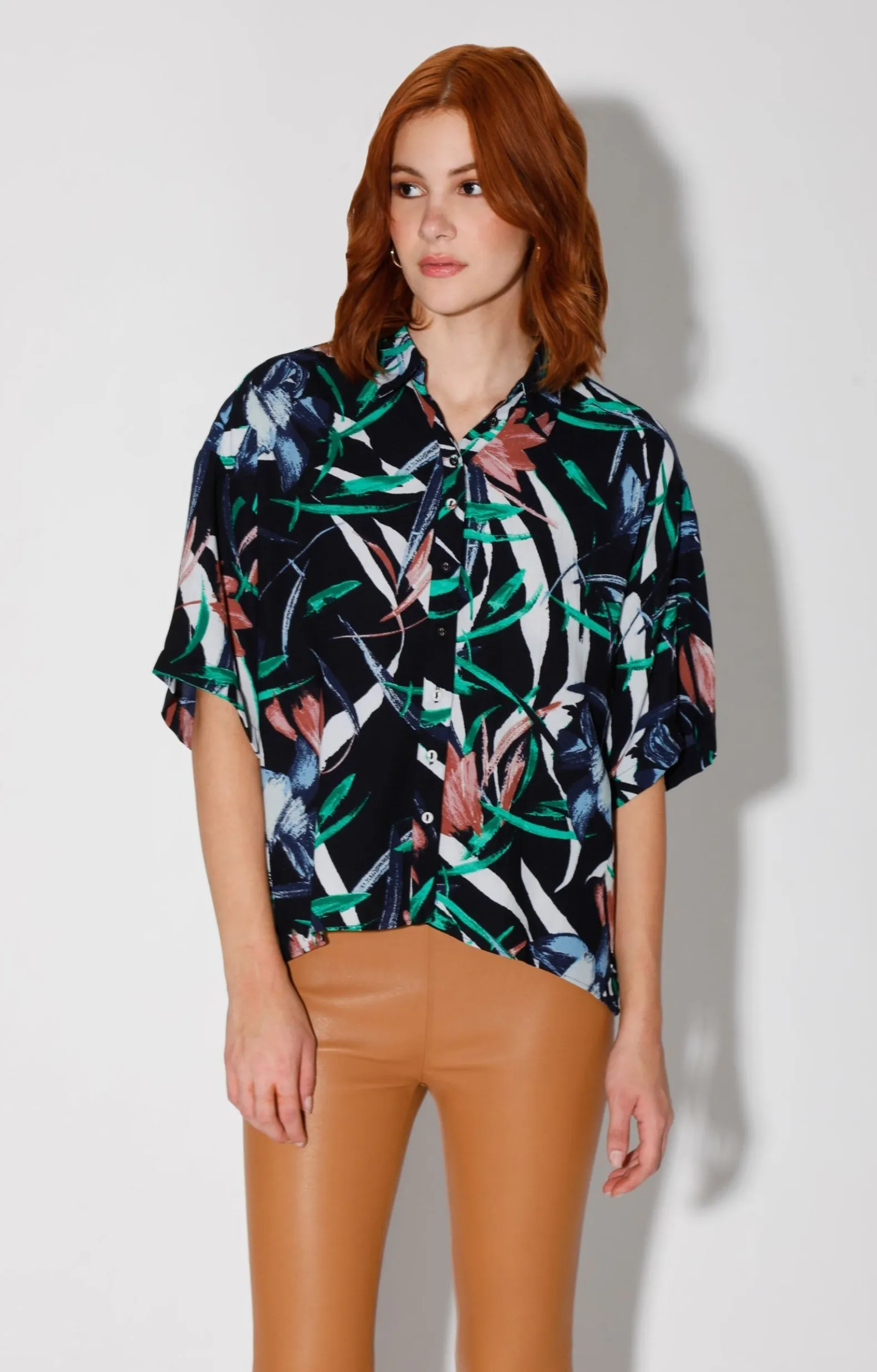 Tops>Walter Baker Veronica Top, Midnight Tulip