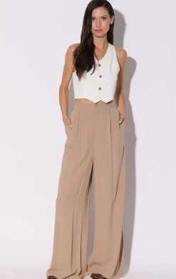 Bottoms>Walter Baker Wren Pant, Straw